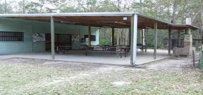 A photo of the Pergola extension that was added to the club house